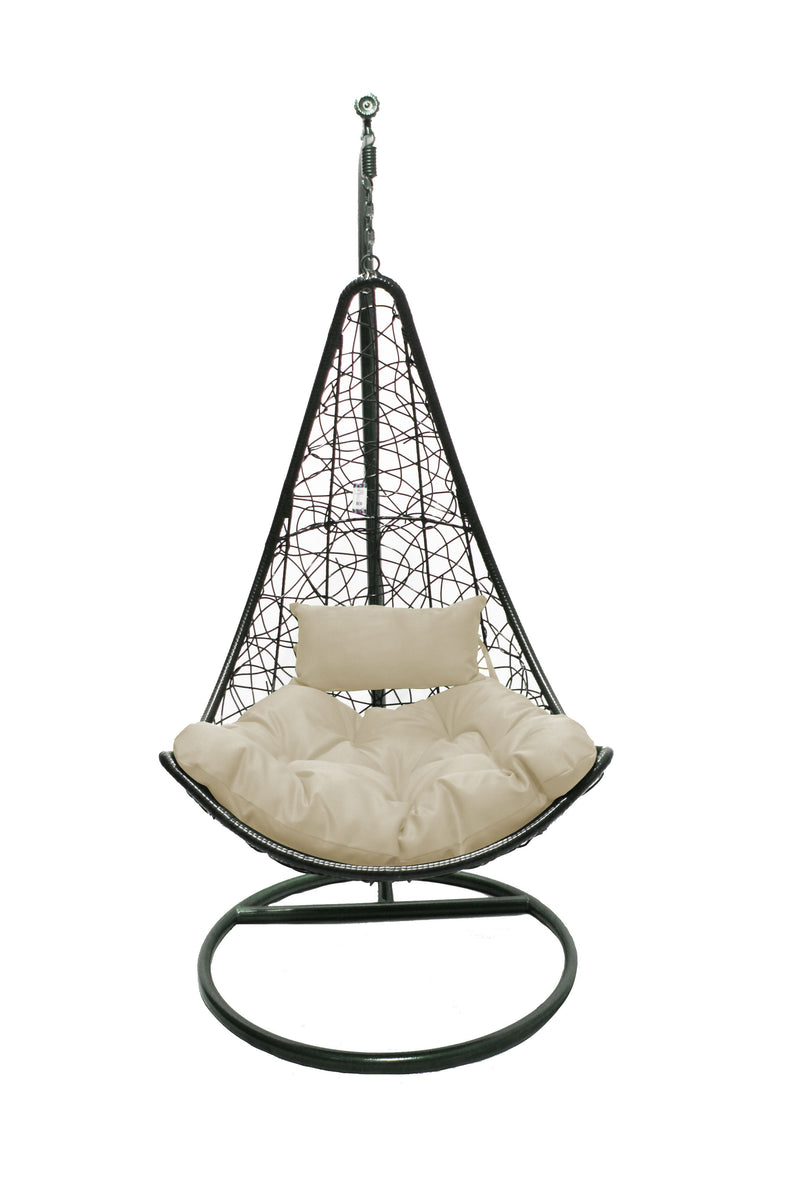 Swinging outlet moon chair