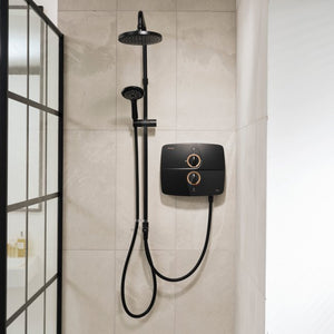 Triton Shower Black DuElec T90SR